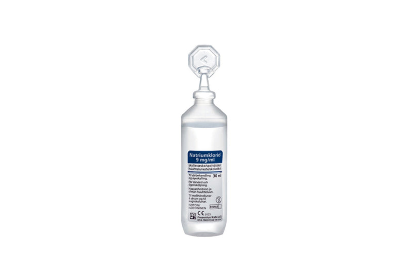 Microcoil rinse water sodium chloride, 20 x 30 ml