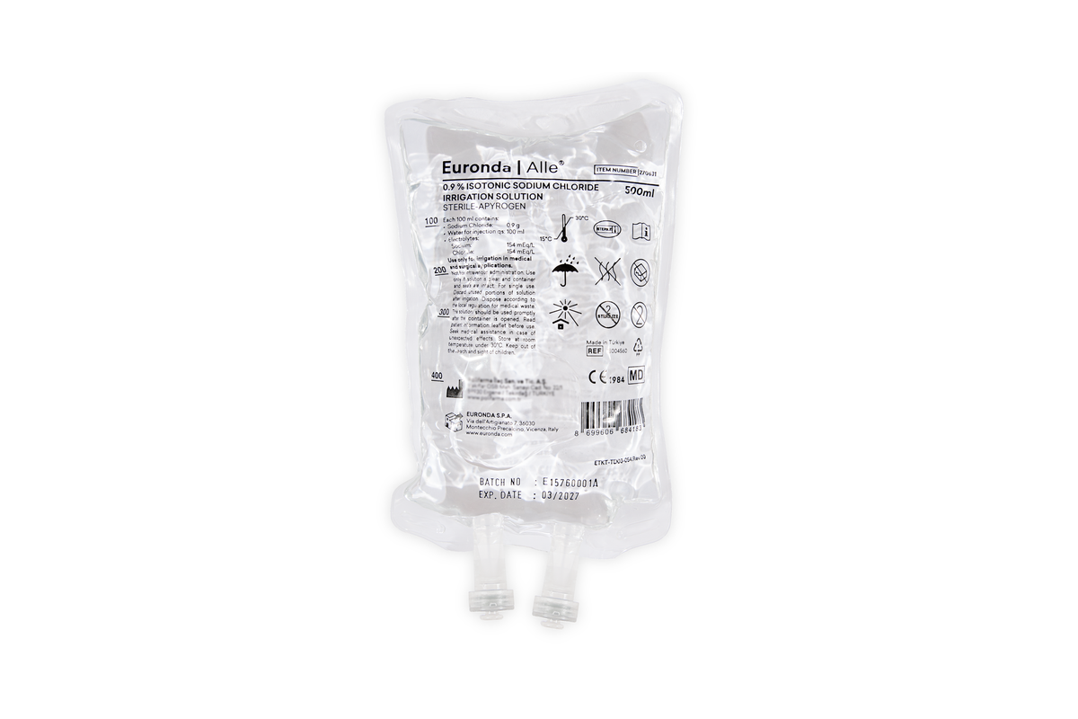 Komfort rinse aid sodium chloride, 15x 500 ml bags, New