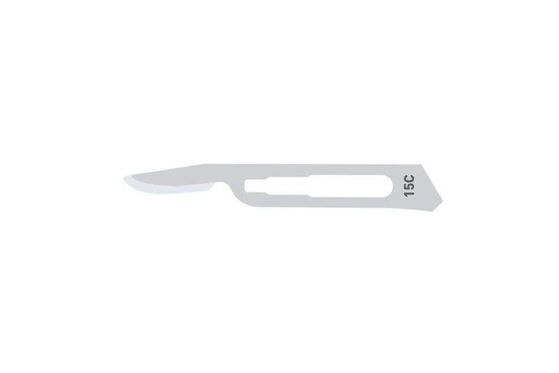 Scalpel blades no. 15C mini, pack of 100