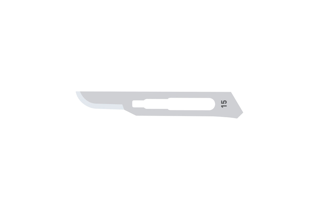 Scalpel blades no. 15, pack of 100
