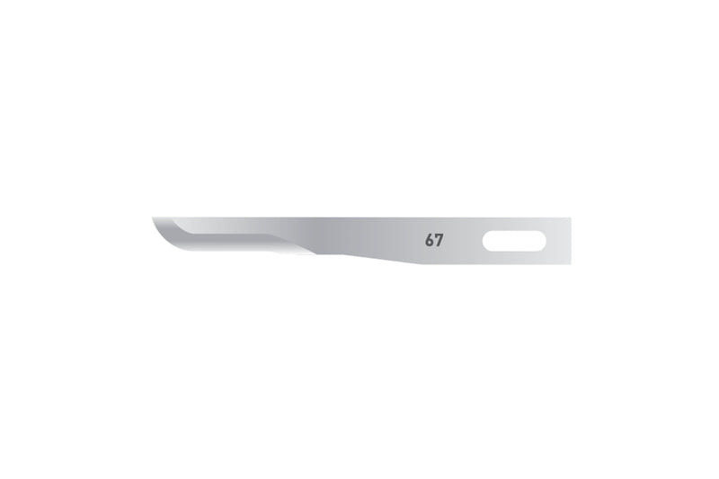 Micro scalpel blades no. 67, pack of 25