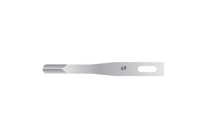 Micro scalpel blades no. 69, pack of 25