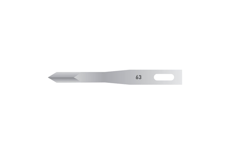 Micro scalpel blades no. 63, pack of 25
