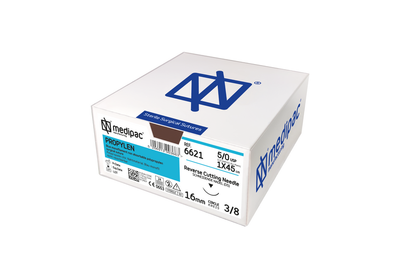 Propylene - Monofilament non-absorbable suture, pack of 24