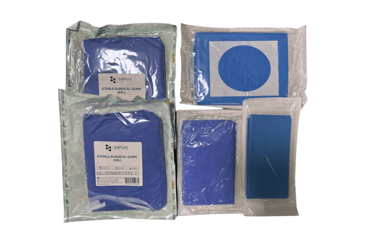 Surgical set, pack of 5