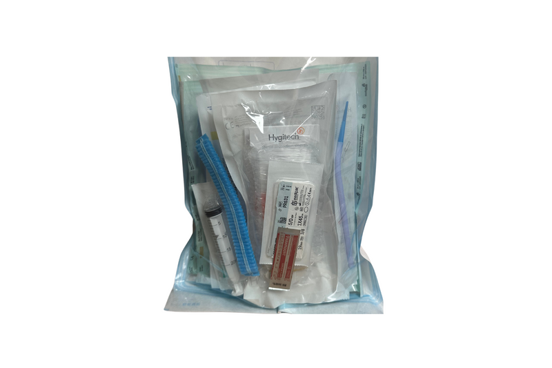 Implant set, pack of 5