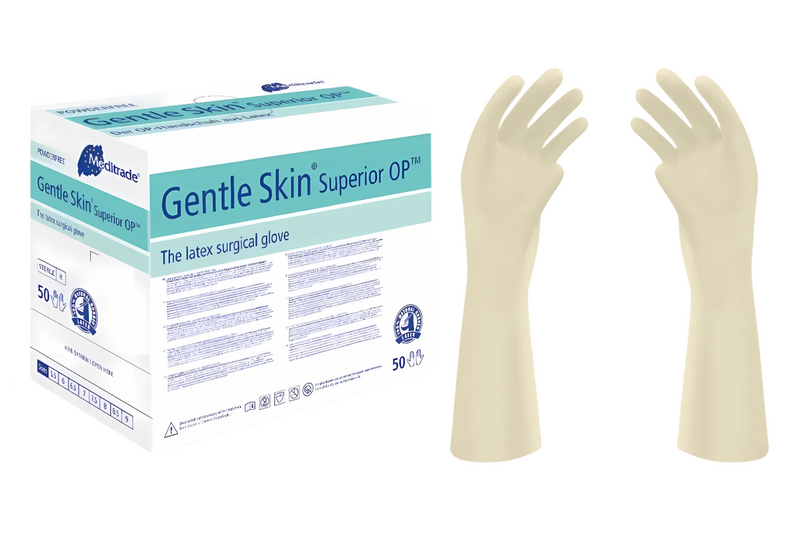 Superior latex surgical glove, pack of 50 pairs