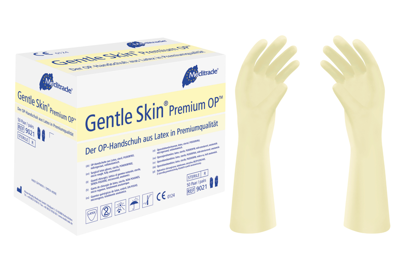 Premium latex surgical glove, pack of 50 pairs